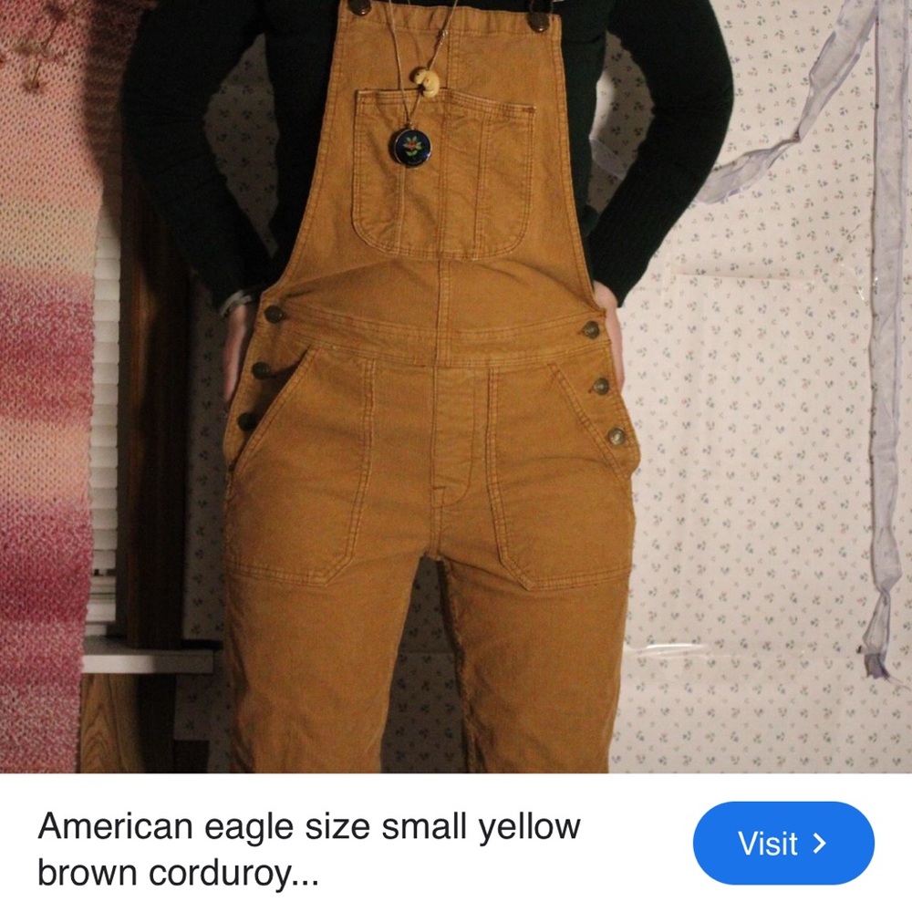 Corduroy overalls by aero. Great staple for versatile wardrobe. Hardly worn.
